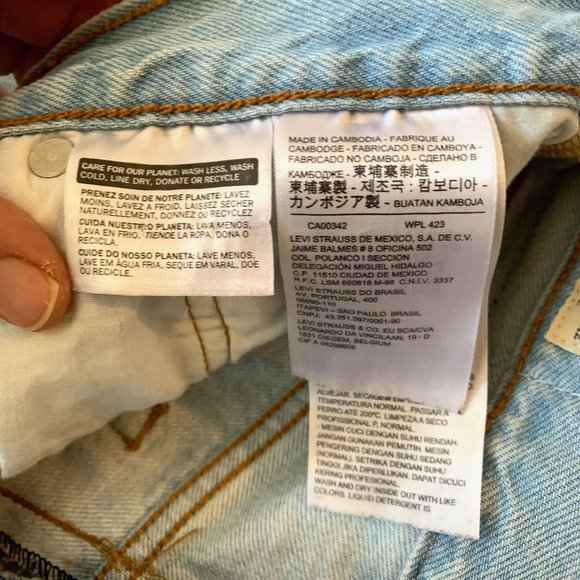 Levi's 501 Original High Rise Short - Picture 9 of 12